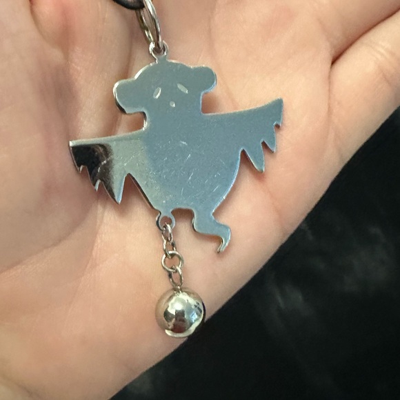 Tous Special Edition Ghost Stainless Steel Silver Necklace Pendant ๐ป Rare find! - Picture 7 of 8